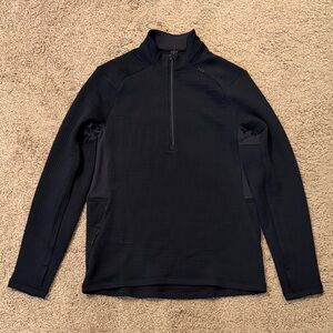 lululemon athletica Black 1/2 Zip Up